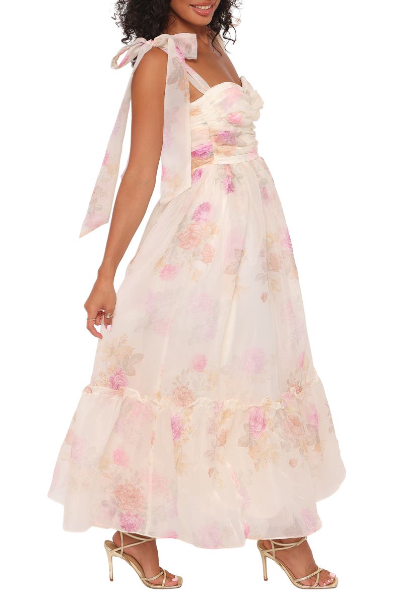 Petal & Pup Floret Sleeveless Maxi Dress, Alternate, color, Yellow Floral