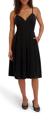 Siena Gab Soft Touch Pleated Midi Dress