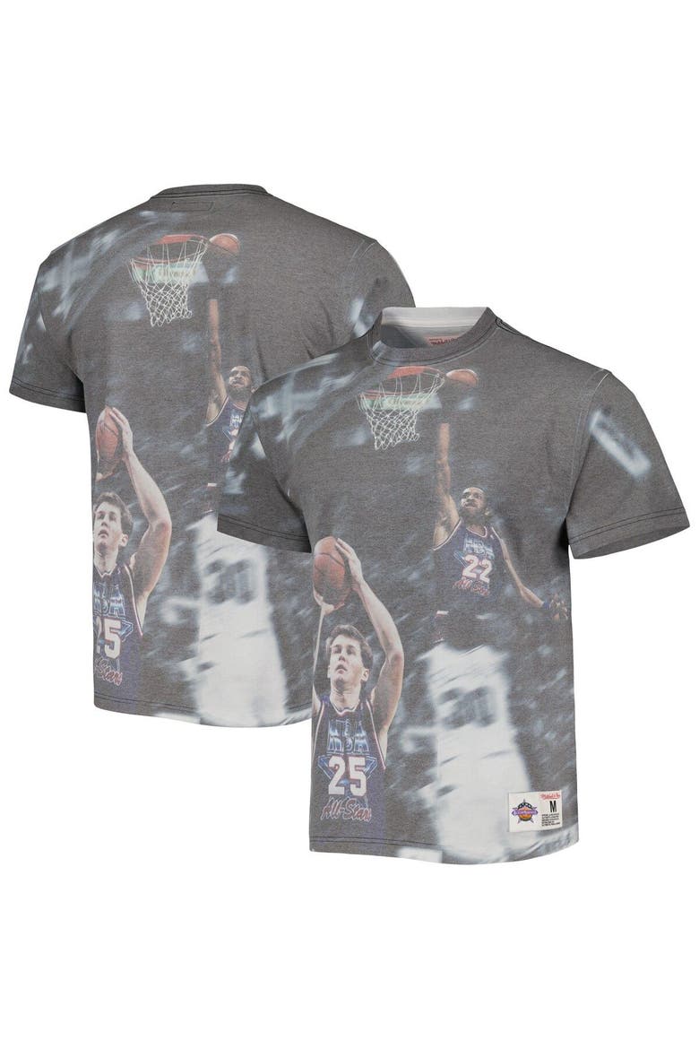 Men's Mitchell & Ness Cleveland Cavaliers Above the Rim Graphic T-Shirt, Main, color, Gray