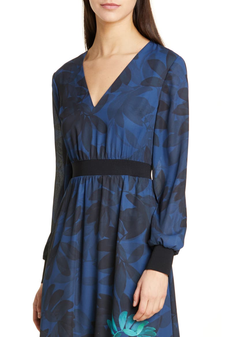 Emrall Houdini Long Sleeve Dress, Alternate, color, NAVY