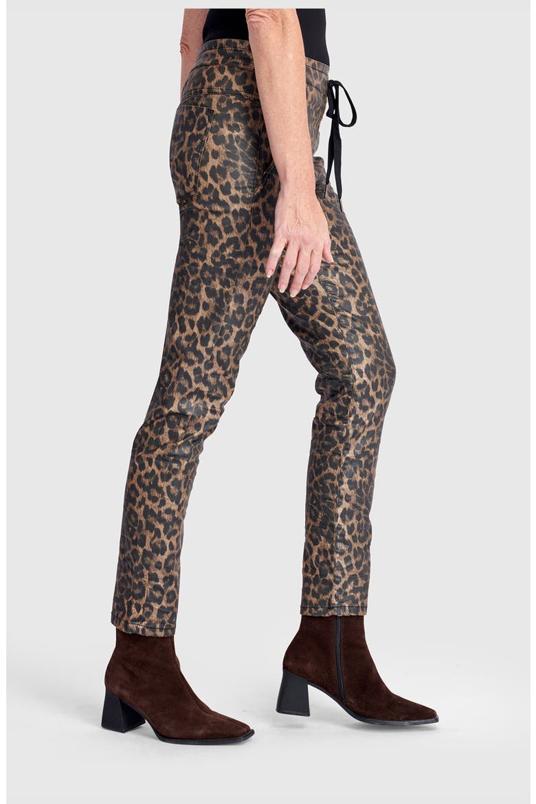 Fierce Iconic Stretch Jeans, Alternate, color, Leopard