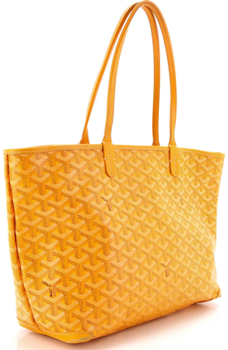 Pre-Owned Goyard Artois Tote Coated Canvas PM, Alternate, color, Yellow