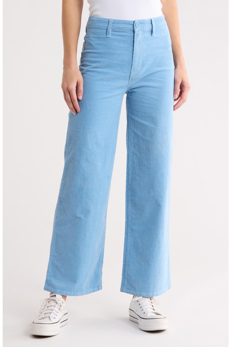 Wide Leg Corduroy Pants, Main, color, DUSK BLUE