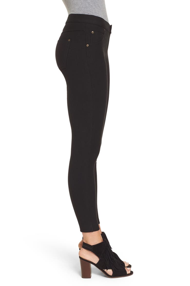 Fleece Lined Leggings, Alternate, color, BLACK