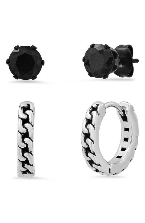 Men's Set of 2 Earrings