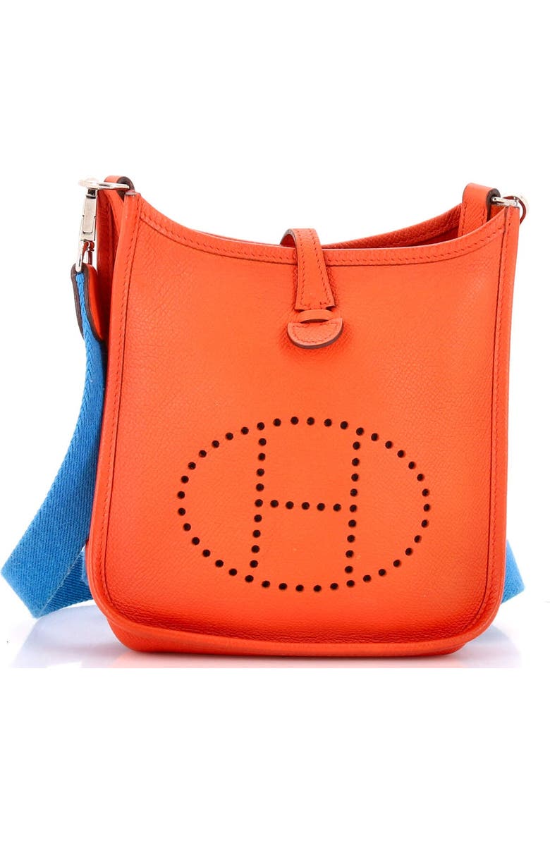 Pre-Owned Hermes Evelyne Bag Gen III Epsom TPM, Main, color, Orange Poppy