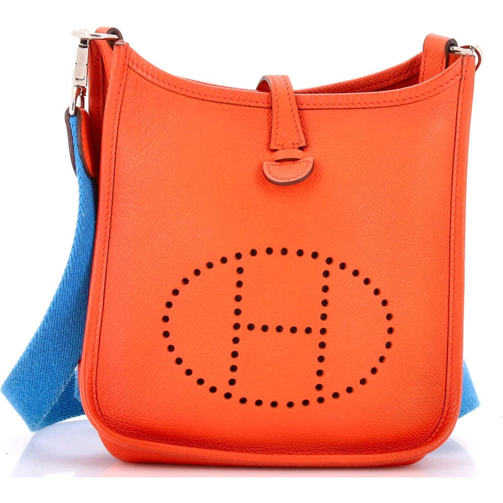 Pre-owned Hermes Hermes Evelyne Bag Gen Iii Epsom Tpm In Orange