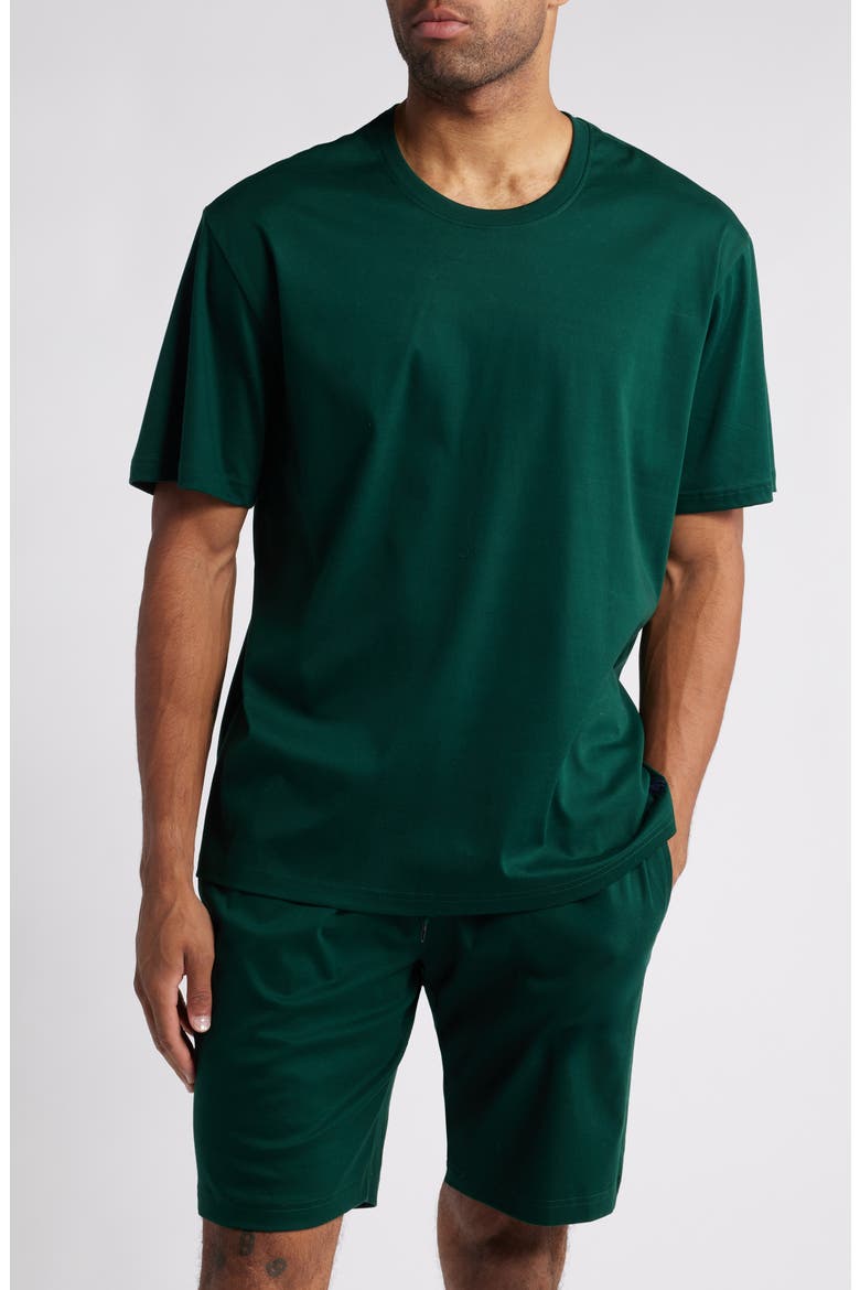 Mercerized Cotton Sleep T-Shirt, Main, color, MOS AGT/CN PP