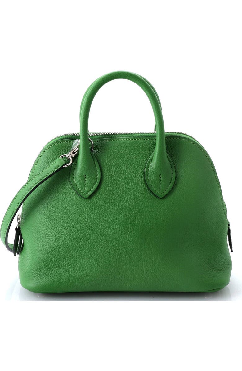 Pre-Owned Hermes Bolide 1923 Bag Verso Evercolor Mini, Main, color, Vert Yucca/Vert Criquet