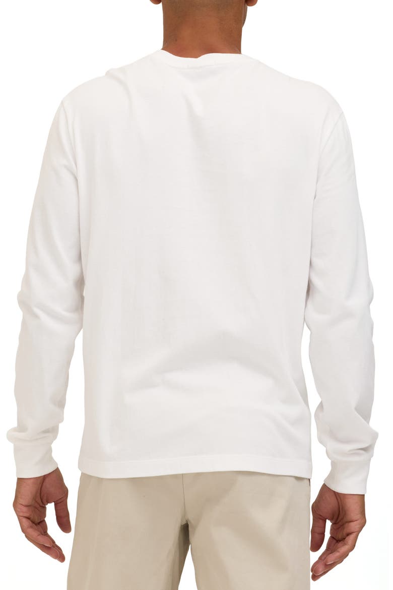 Doug Organic Cotton Henley, Alternate, color, WHITE