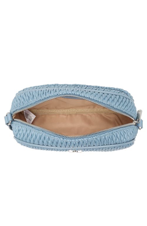 Sam Edelman Julia Quilted Camera Bag In Denim Blue