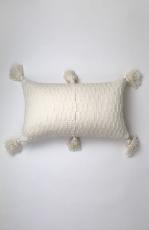 Antigua Classic Solid Handwoven Cotton Throw Pillow