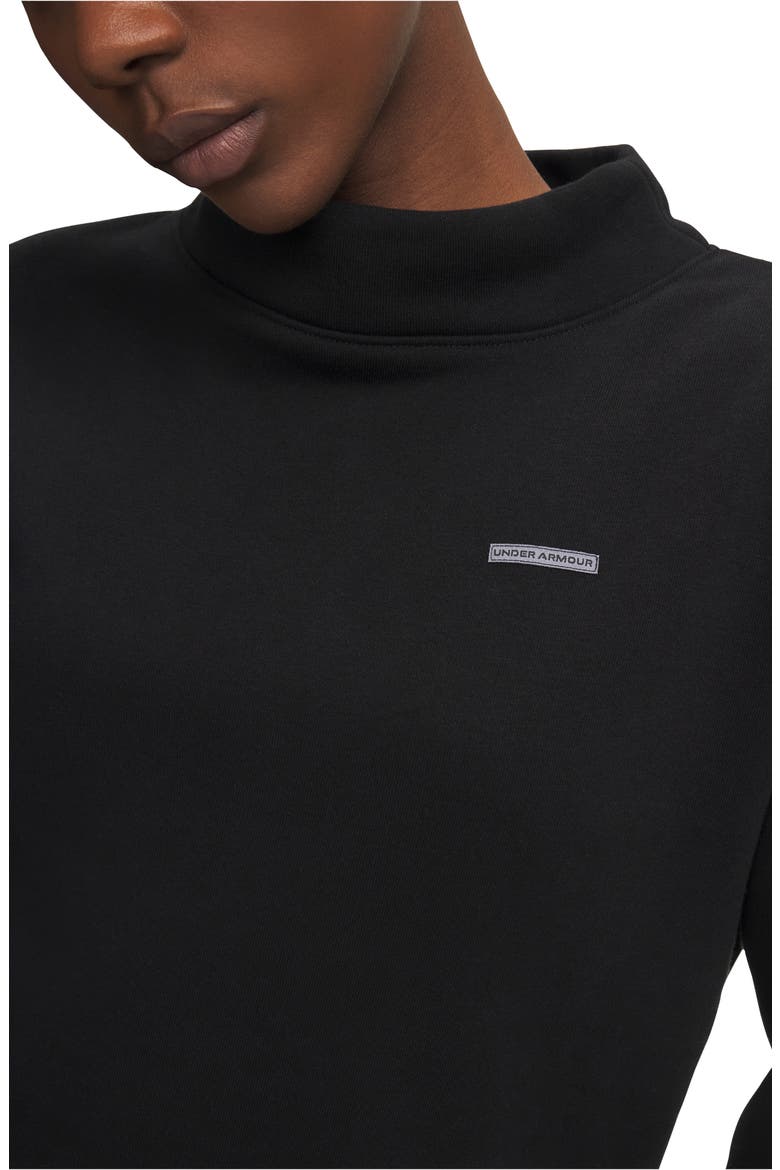 Icon Sama Fleece Mock Neck Sweatshirt, Alternate, color, ULTIMATE BLACK