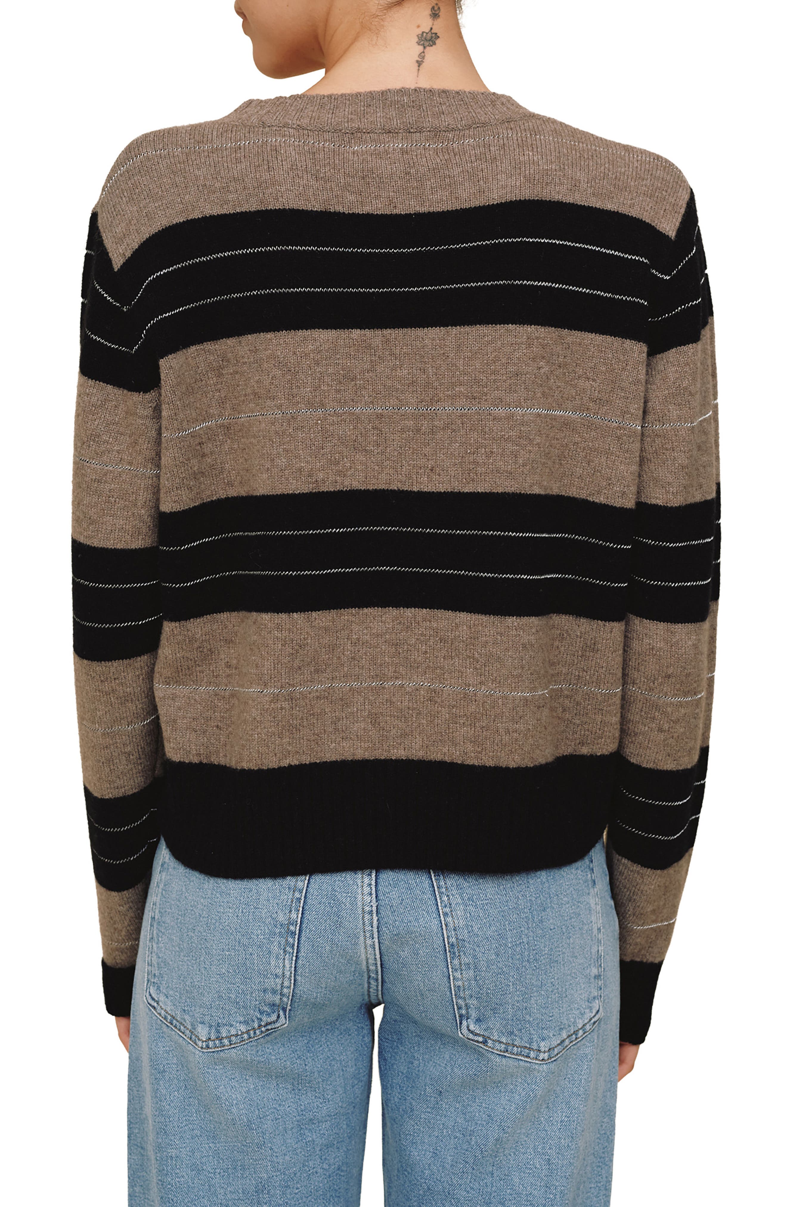 Stripe Wool & Cashmere Sweater - image 2