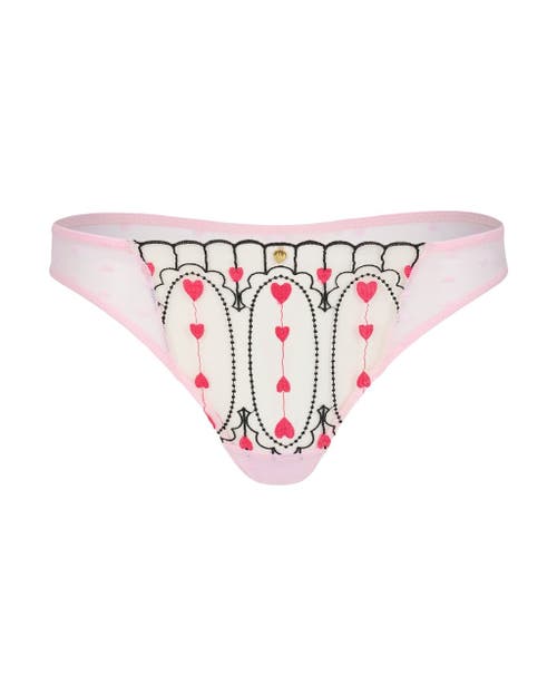 Shop Adore Me Amorette Thong Panties In Light Pink