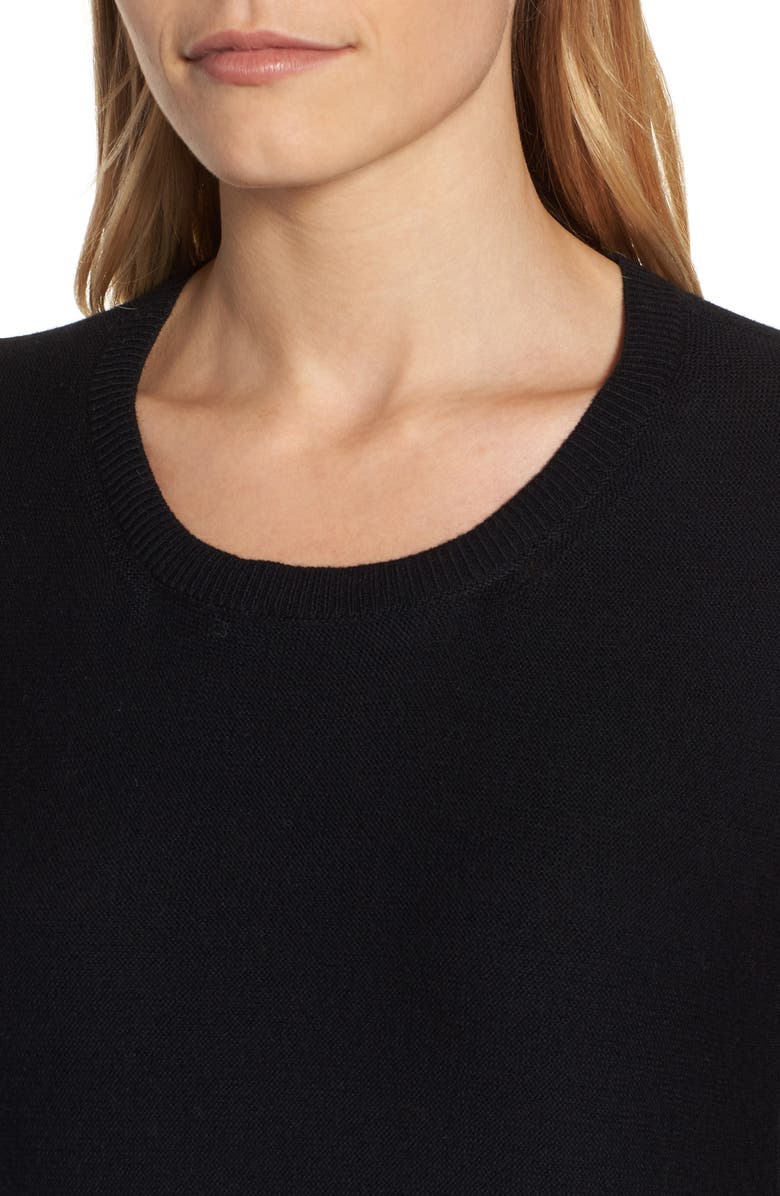 Eileen Fisher Organic Cotton Tunic Sweater, Alternate, color, 