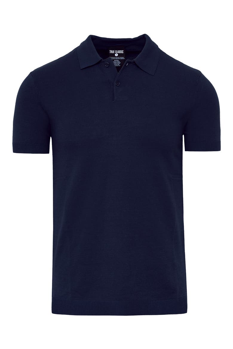 Sweater Polo, Alternate, color, NAVY