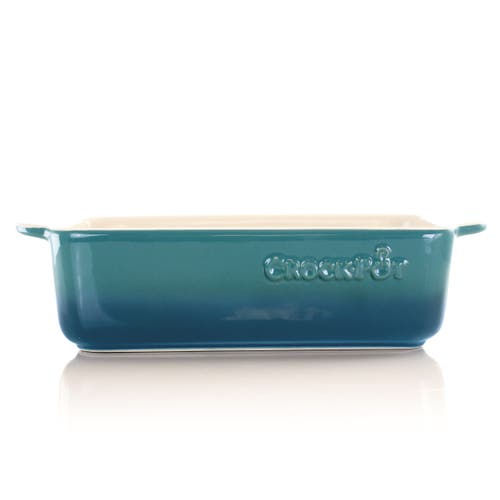 Crock-pot Artisan 1.25qt Rectangular Stoneware Bake Pan In Blue