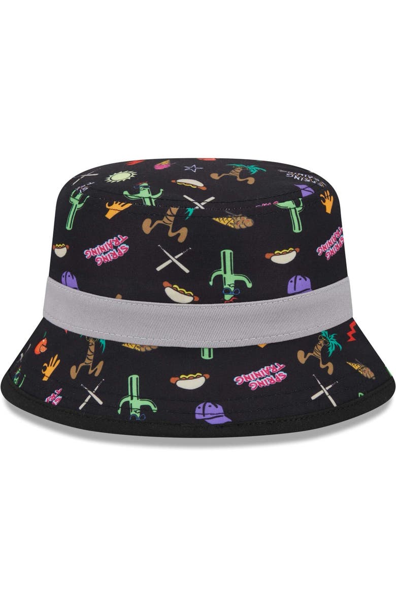 New Era Toddler New Era Black Chicago White Sox Spring Training Icon Bucket Hat, Alternate, color,