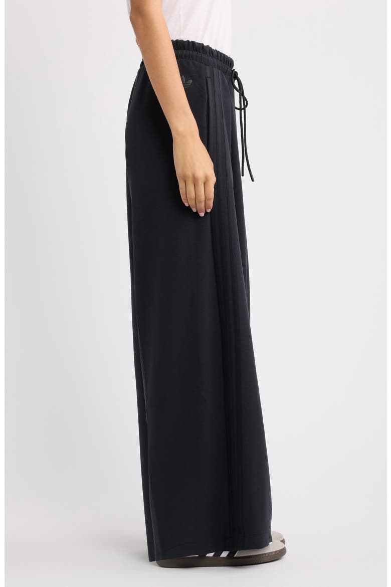 Wide Leg Drawstring Pants, Alternate, color, BLACK