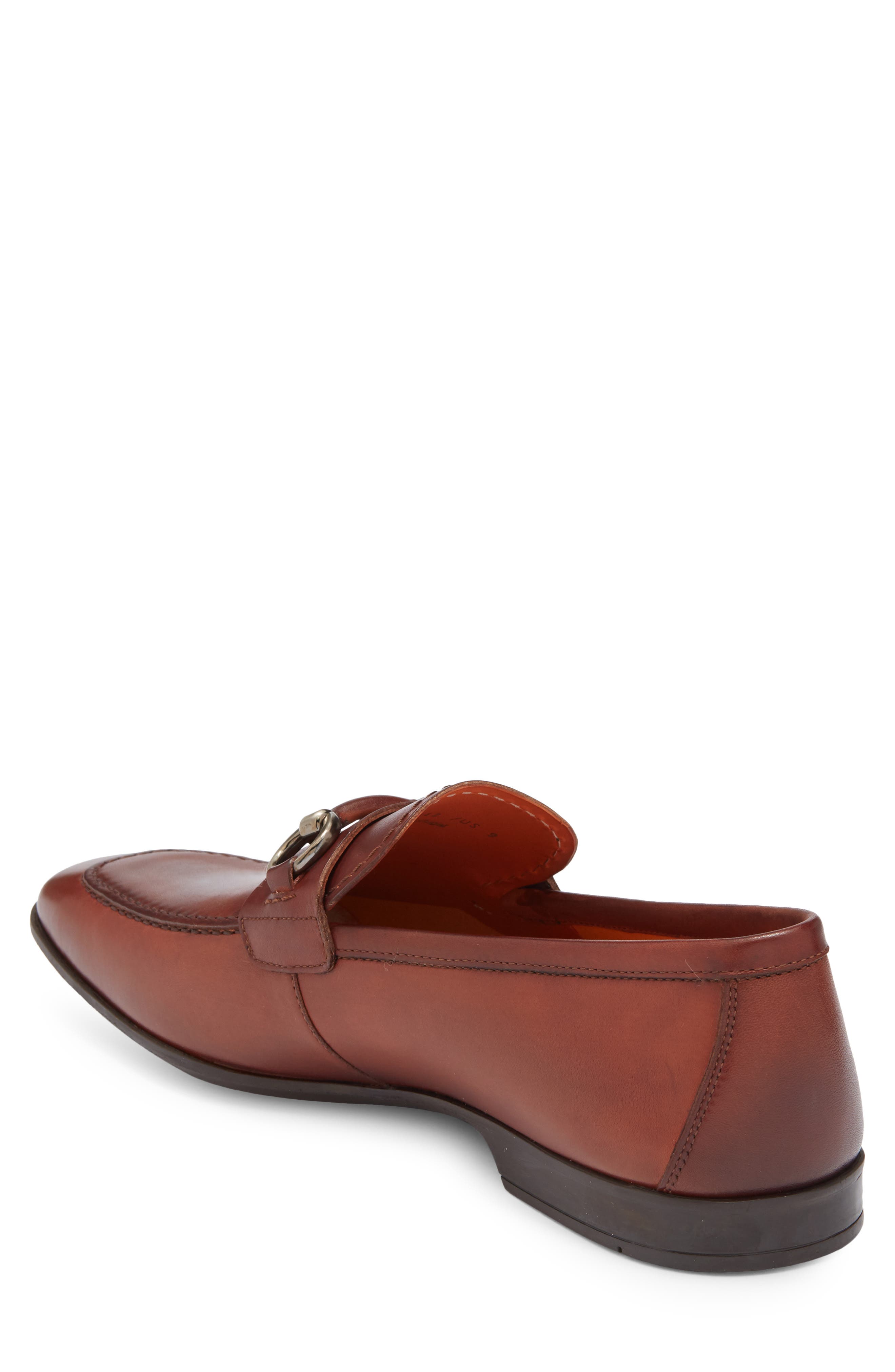 Magnanni Voto Leather Bit Loafer, Alternate, color, Cognac