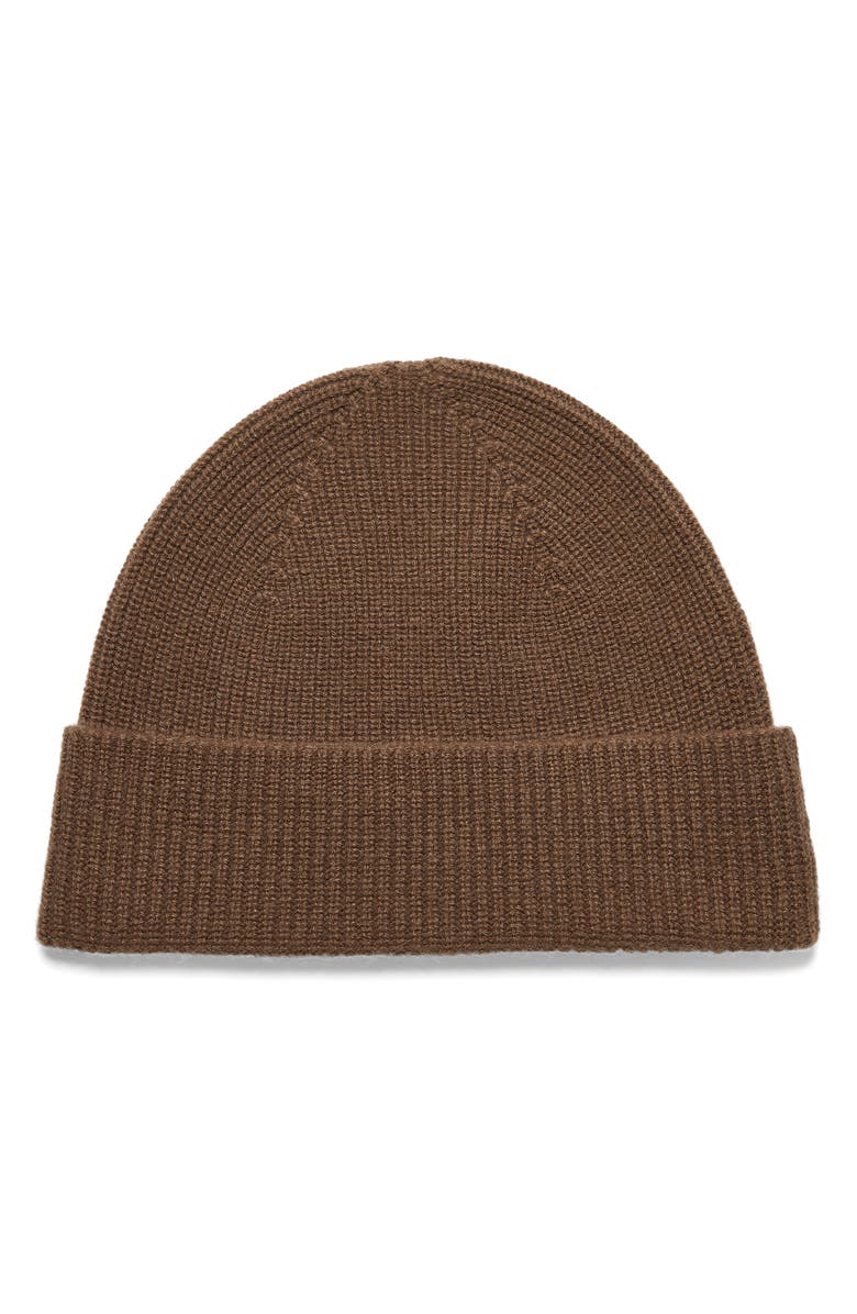 ZEGNA Oasi Cashmere Beanie, Main, color, Brown