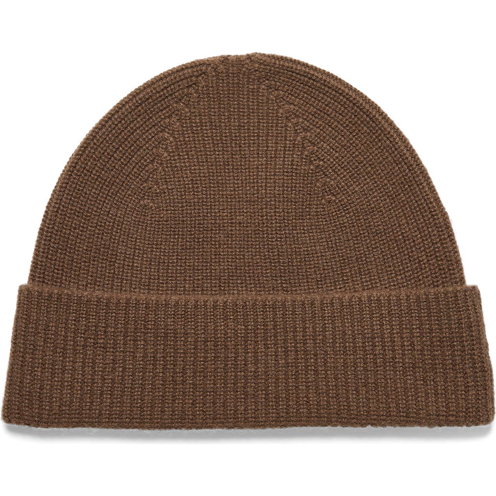 Zegna Oasi Cashmere Beanie In Brown