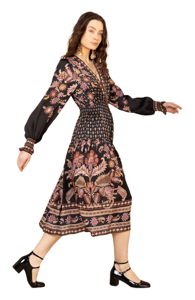 Hale Bob Raquel Charmeuse Dress, Alternate, color,