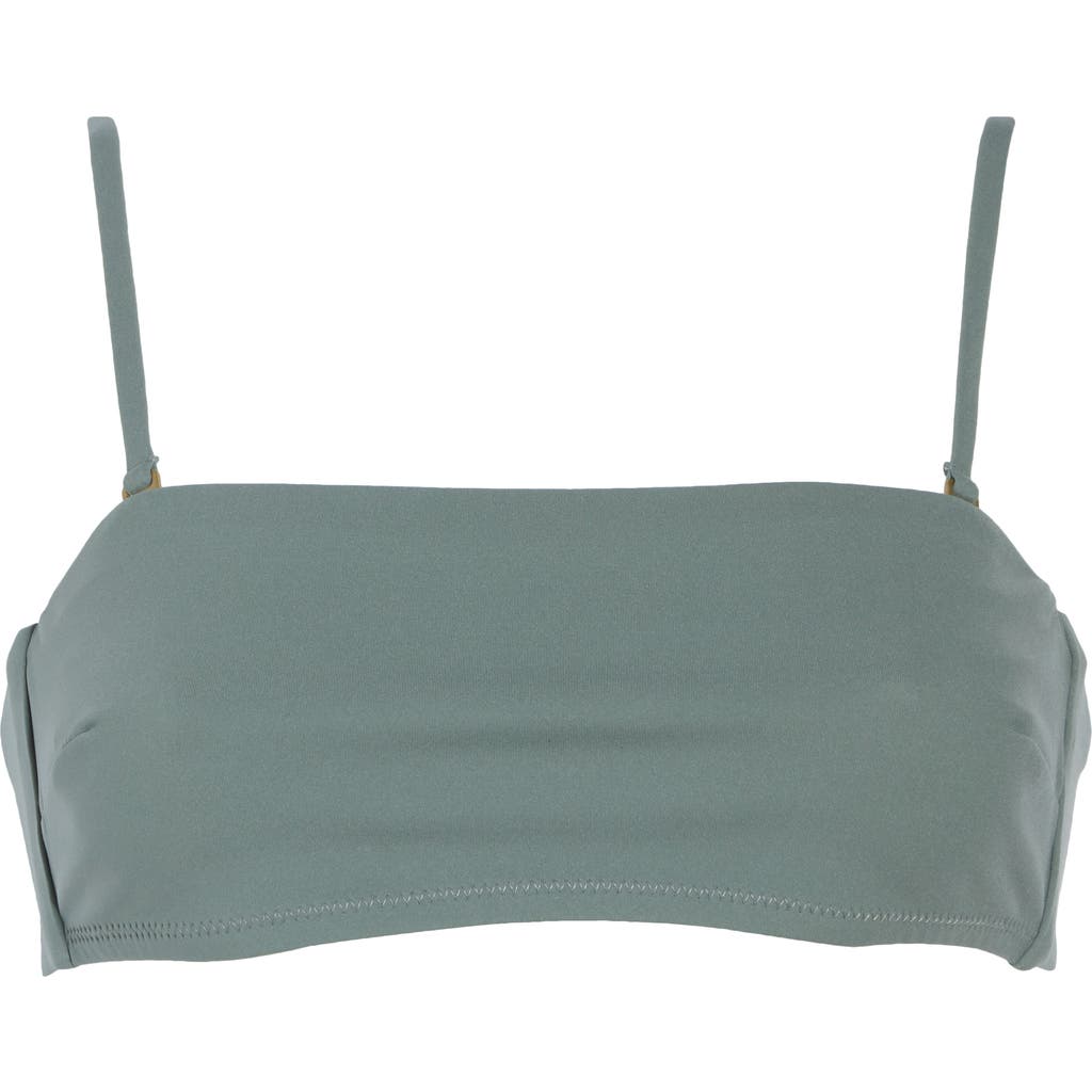 Shop Vitamin A ® Mila Bandeau Bikini Top In Sea Green