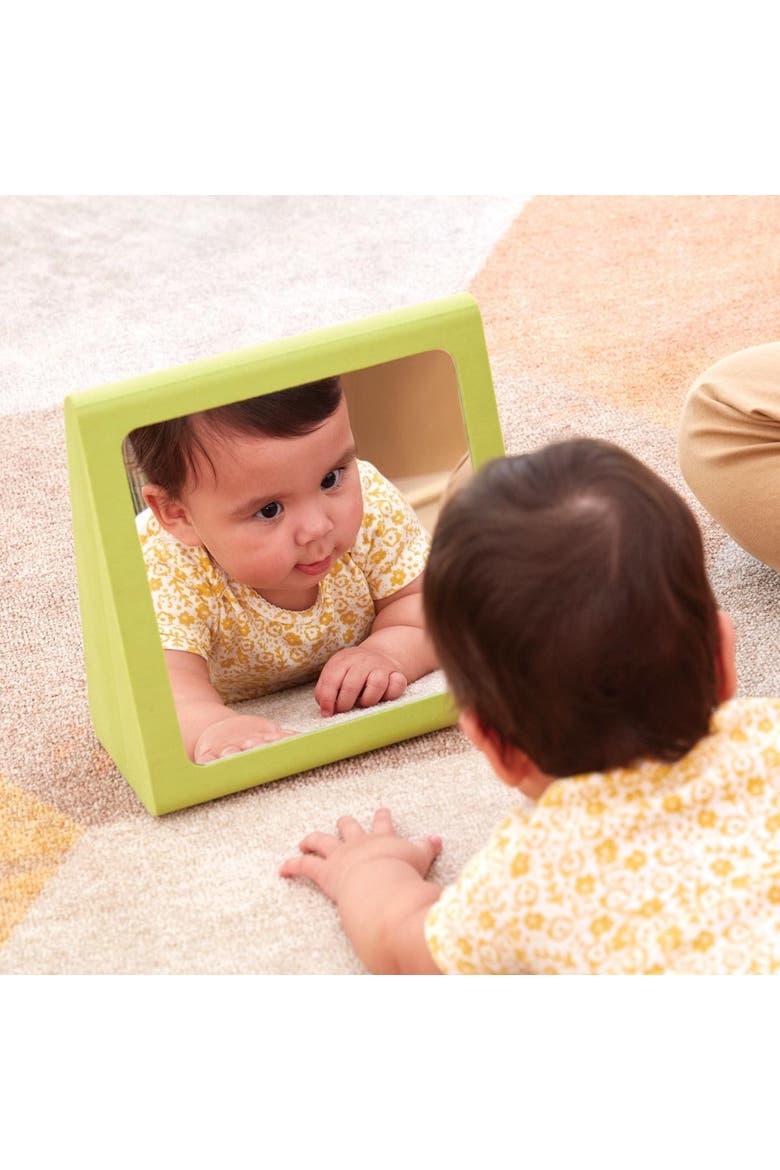 Soft Floor Mirror, Alternate, color, Green