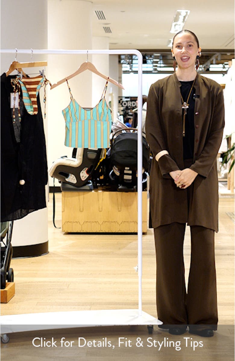 Trudi Stripe Crop Tankini Top, sales video thumbnail