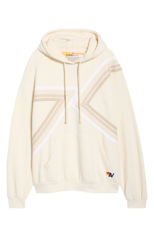 Aviator Nation Blaze Pullover Hoodie In Neutral
