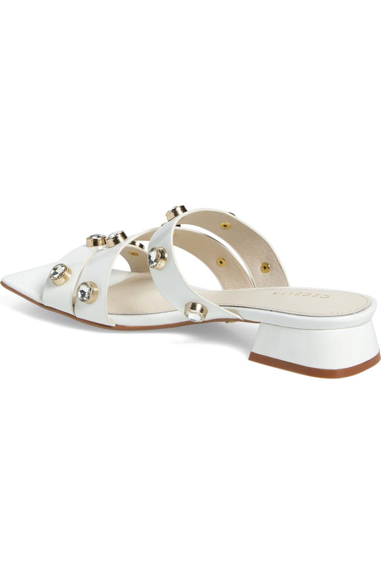 Cecelia New York Lindon Slide Sandal, Alternate, color, White
