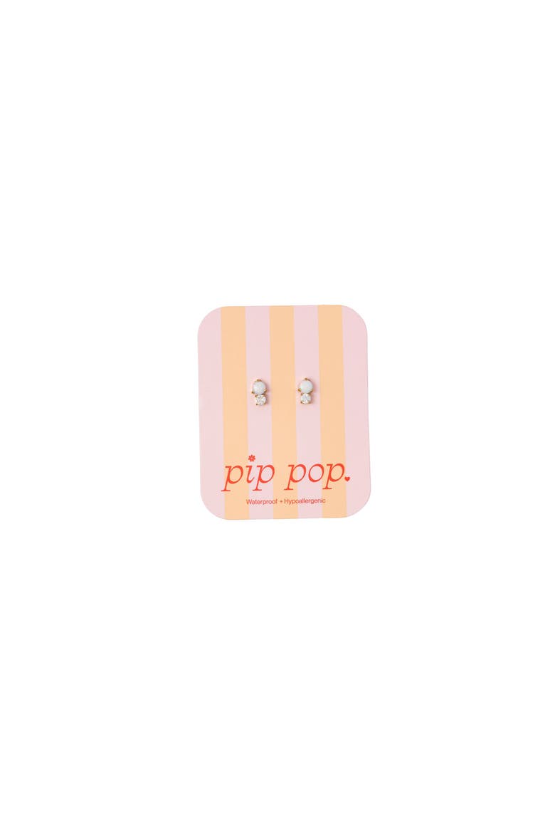 Pip Quantity Pip Pop Opal Dual Hypoallergenic Flatback Stud Earrings | Nordstrom
