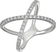 Bony Levy Audrey Diamond Crossover Ring (Nordstrom Exclusive)