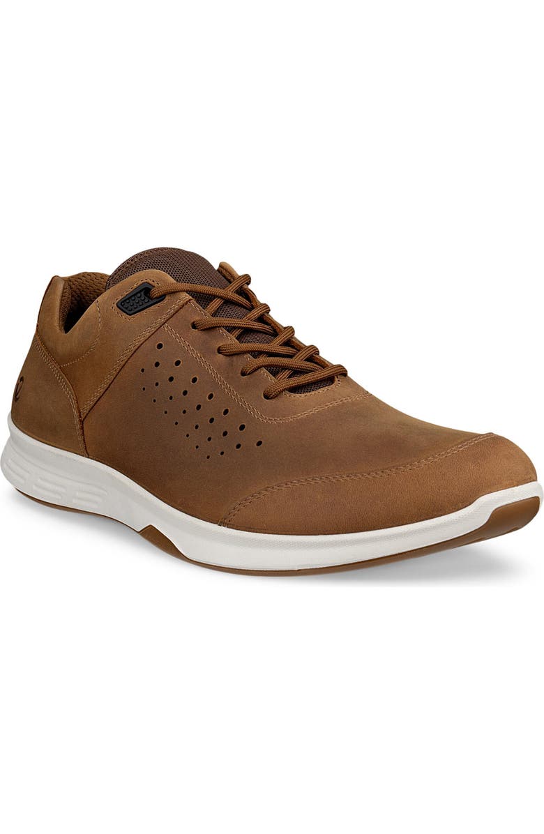 ECCO Exceed Water Resistant Lace-Up Oxford, Main, color, Camel