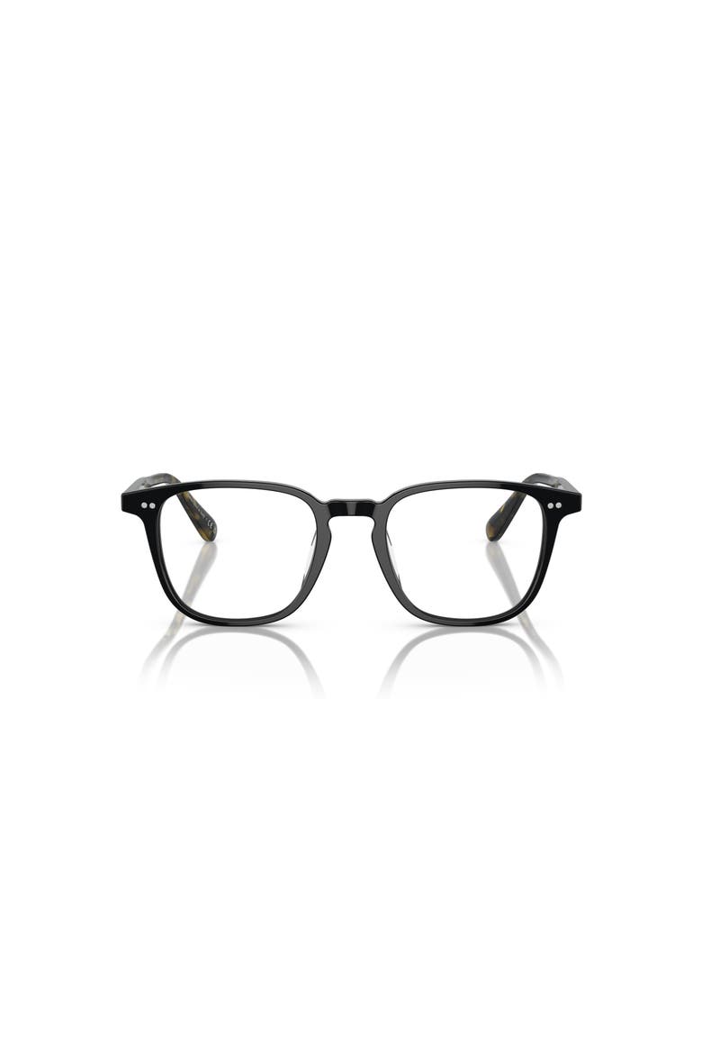 48mm Rectangle optical glasses, Alternate, color, Black