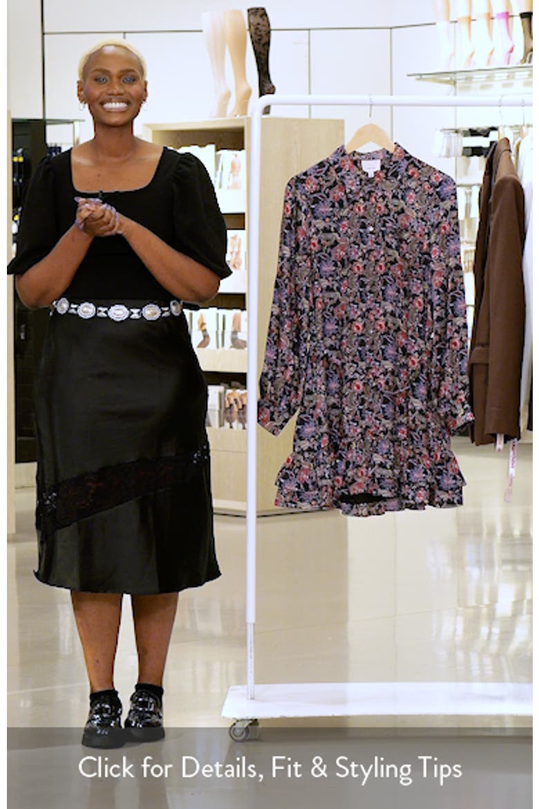 Tirza Paisley Eclipse Long Sleeve Shirtdress video