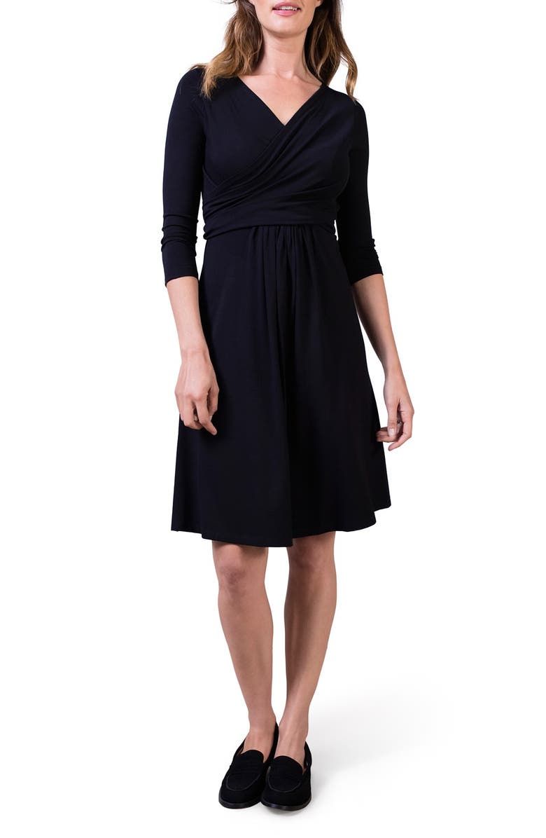 Isabella Oliver 'Avebury' Nursing Wrap Maternity Dress, Alternate, color, 