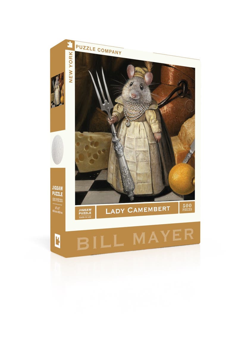 Lady Camembert 500 Piece Puzzle, Alternate, color, No Color