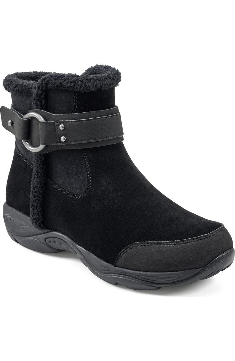 Easy Spirit Elinor Water Resistant Faux Shearling Bootie, Main, color,