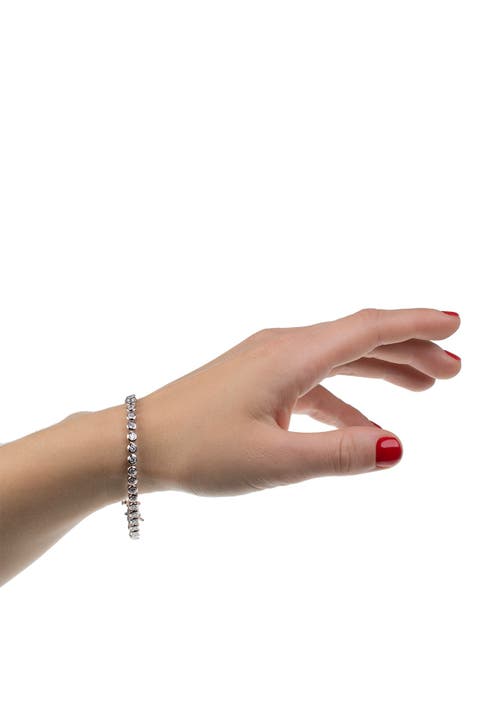 Round CZ Tennis Bracelet