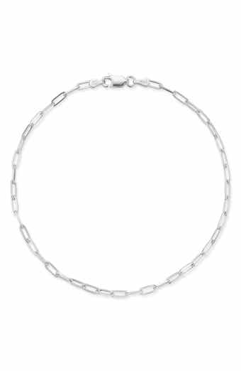 GLAZE JEWELRY Paper Clip Chain Anklet