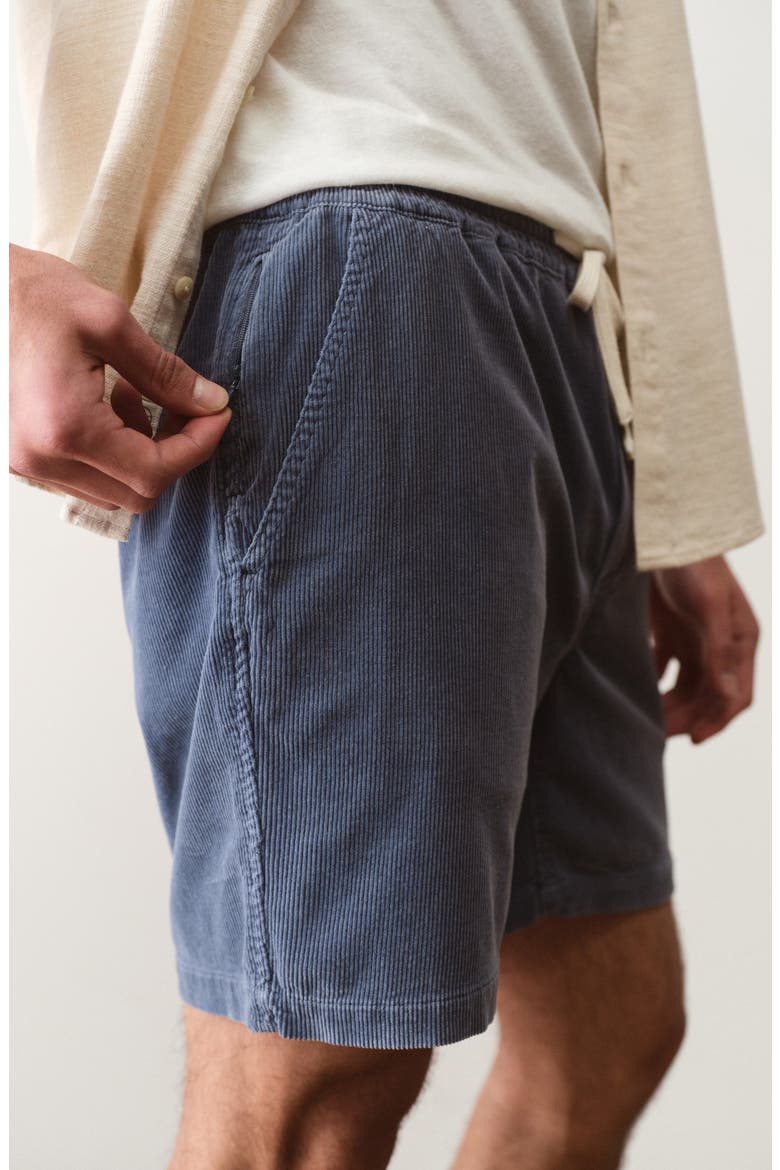 Saturday 6-Inch Corduroy Drawstring Shorts, Alternate, color, FADED NAVY