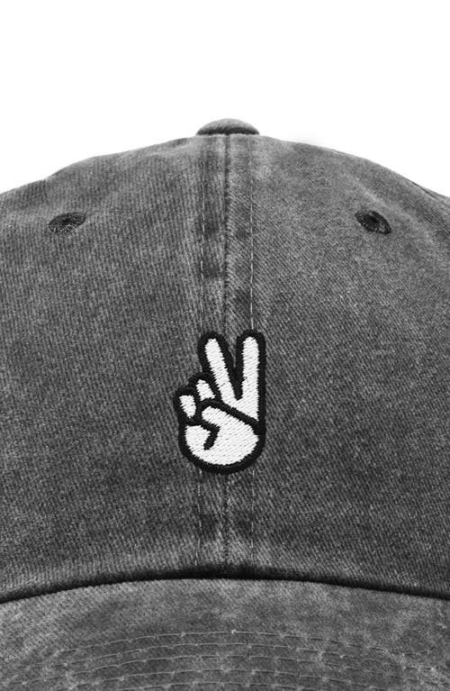 DALIX DALIX PEACE SIGN EMBROIDERED DAD HAT 