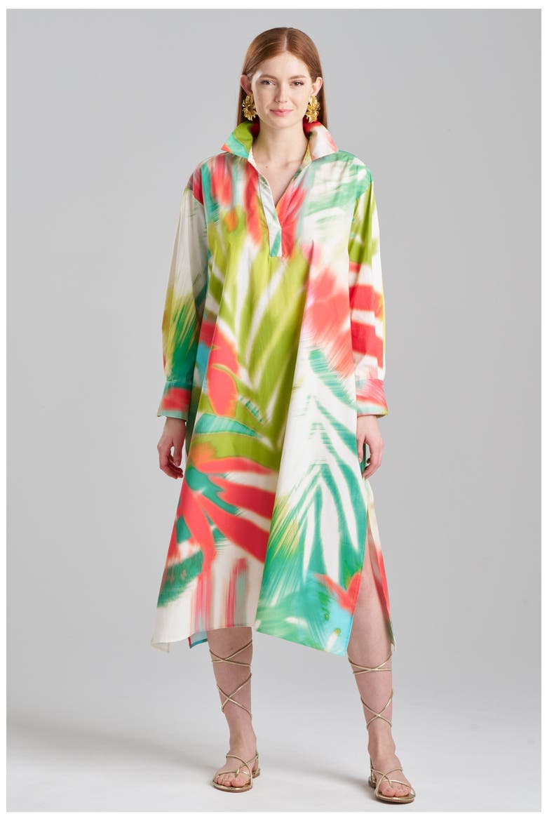 USAMI Oversized Shirt Dress, Main, color, MULTI