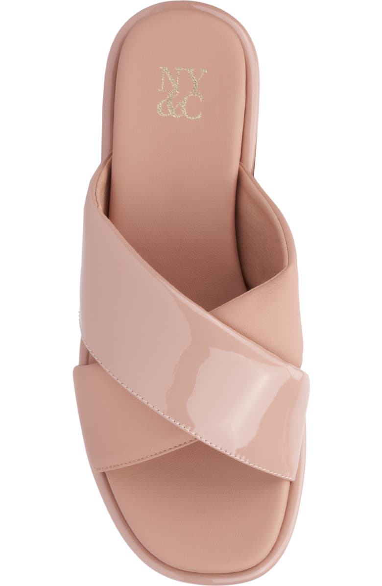 NEW YORK AND COMPANY Geralyn Slide Sandal, Alternate, color, Beige