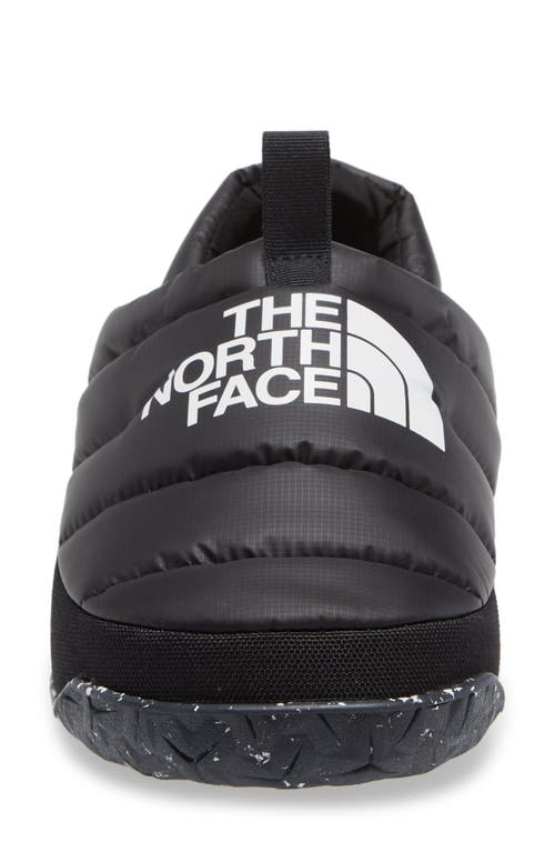 The North Face Inc Nuptse Mule Slippers In Tnf Black/tnf White