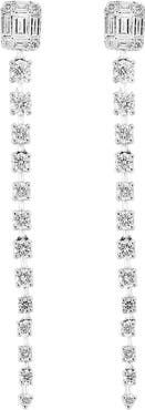 EFFY Diamond Fringe Drop Earrings in 14K White Gold