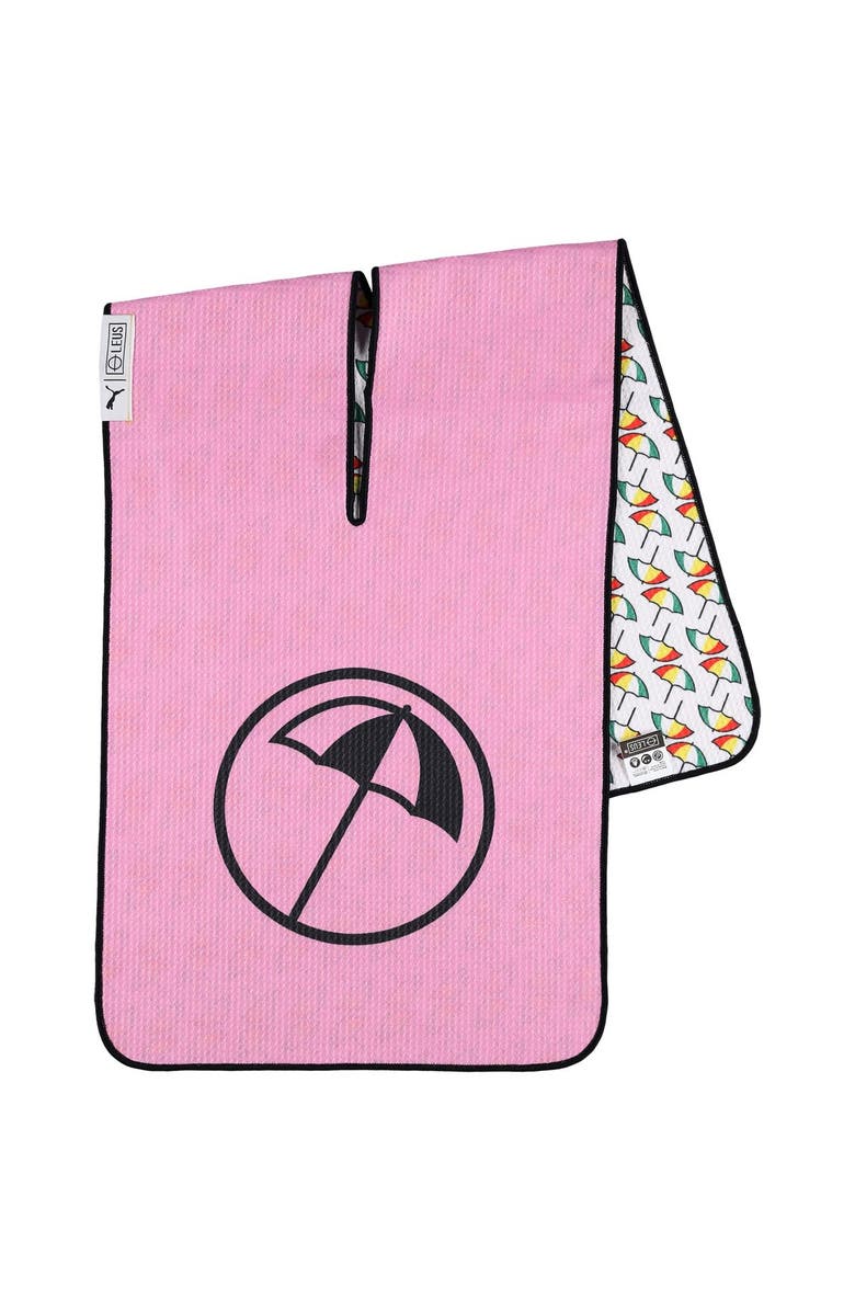 PUMA Arnold Palmer Umbrella Towel, Main, color, White